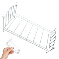 Metal Metal Doll Furniture with a Vintage Miniature Bed Realistic Bed Wrist Bed 6.3x4.3x3.9 inch 1 12 Doll House Furniture on Scale for White Photographic Accessories