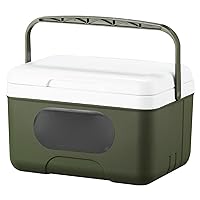 Cooler Insulated 6L/9L Portable Ice Chest for Cold and Hot Small Hard Cooler with Reusable Ice Pack Ice Retention Cooler with Handle for Travel Fishing Trucking
