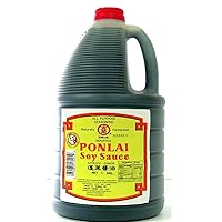 Kimlan Ponlai Soy Sauce, Naturally Fermented, All Purpose Seasoning 1 Gallon