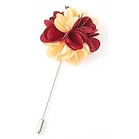 Flairs New York Gentleman's Essentials Premium Handmade Flower Lapel Pin Boutonniere