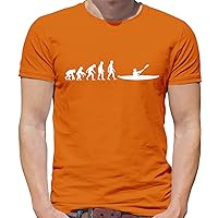 Evolution of Man Kayak - Mens Premium Cotton T-Shirt