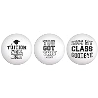 Grad Phrases Plastic Pong Balls - 1.5