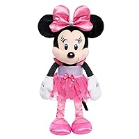 Disney Junior Minnie Mouse 19-Inch Large Minnie Mouse Ballerina Plushie, Officially Licensed Kids Toys for Ages 3 Up by Just Play