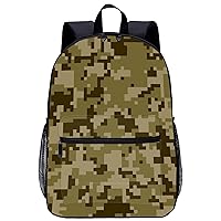 Camouflage Military Laptop Backpack for Men Women 17 Inch Travel Daypack Lightweight Shoulder Bag