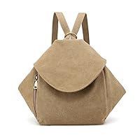Canvas Backpack for Women Fashion Cute Flap bag Travel Daypack, Retro and Leisure Travel Backpack (Khaki)