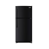 RTE18GSBCD Top Mount Refrigerator, 18 Cu.Ft, Black, includes delivery and hookup