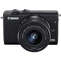 Canon EOS M200 EF-M 15-45mm is STM Kit (Black) (Renewed)