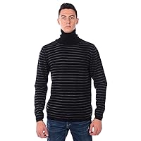 Sweater Pullover Uomo FM32230R3806 Maglia CICLISTA A Righe Black Size 54