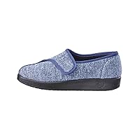 Silvert's Adaptive Clothing & Footwear Women’s Extra Wide Easy Closure Jewel Slippers for Seniors