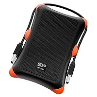 SP 1TB Rugged Portable External Hard Drive Armor A30, Shockproof USB 3.0 for PC, Mac, Xbox and PS4, Black