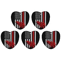 Ironworker American Flag Car Aromatherapy Tablets 5 Pcs Hanging Car Air Fresheners for Car Home Bathroom Wardrobe Love Form