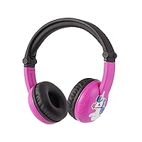 Made for Amazon Volume Limiting Bluetooth BuddyPhones, PlayTime in Pink. Ages (3-7)