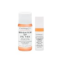 Farmacy TXA Toner and Vitamin C Serum Bundle - Brightening Toner for Face & Waterless Vitamin C Face Serum