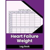 Heart Failure Weight Log Book: Optimize Your Heart Health / The Ultimate Weight Log Book for Managing Heart Failure