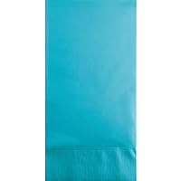 Club Pack of 192 Bermuda Blue 3-Ply Disposable Party Paper Guest Napkins 8