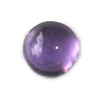 6.47 Carats TCW 100% Natural Beautiful Amethyst Round Cabochon Gem by DVG