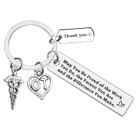 Xiahuyu Thank You Gifts for Occupational Therapist OT Keychain Occupational Therapy Gift OT Assistant Gift OT Graduation Gift