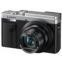 Panasonic LUMIX ZS80 20.3MP Digital Camera, 30x 24-720mm Travel Zoom Lens, 4K Video, Optical Image Stabilizer and 3.0-inch Display – Point & Shoot Camera with Lecia Lens- DC-ZS80S (Silver), Black