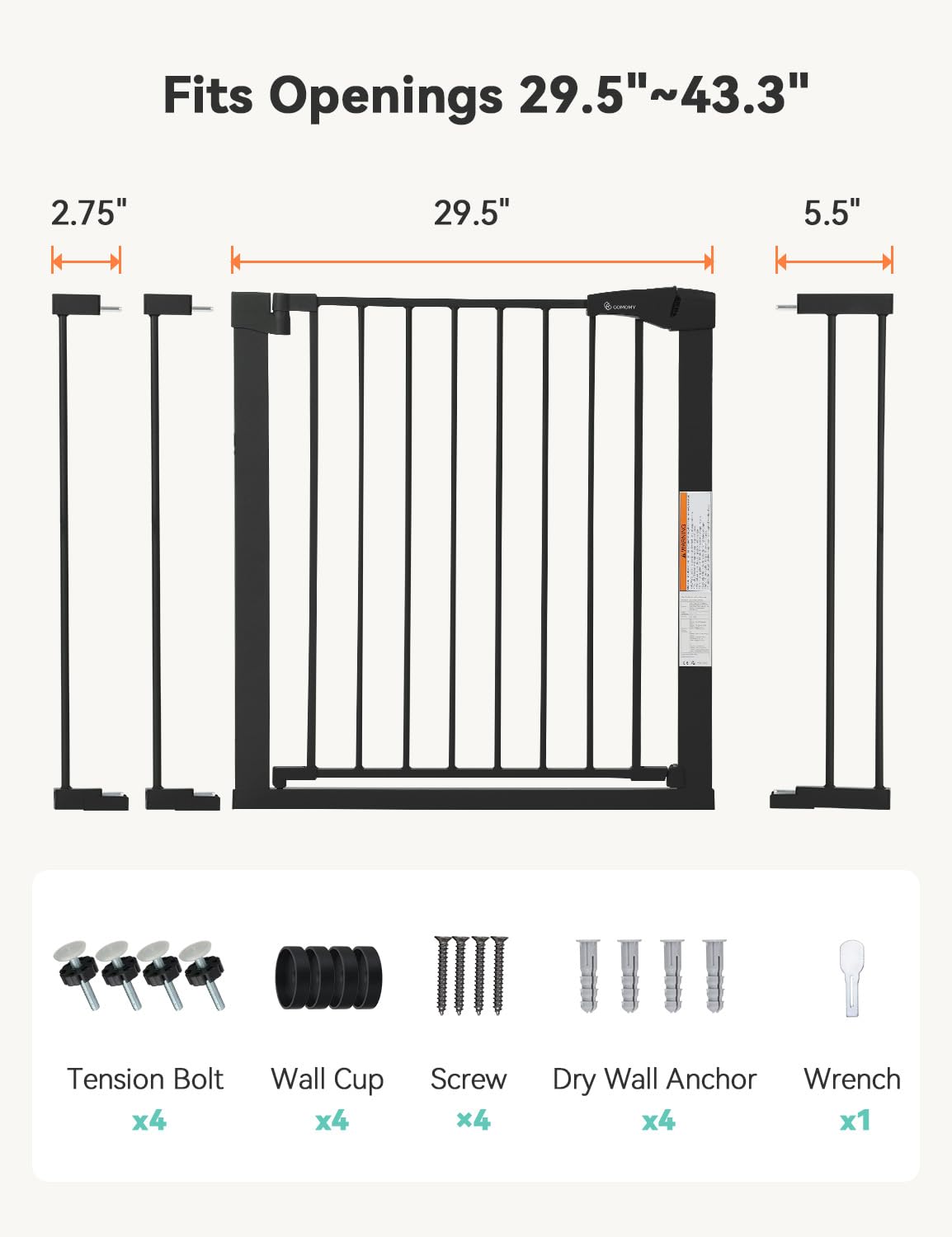 COMOMY 29.5-43.3