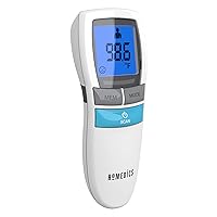 No-Touch Infrared Thermometer, Reliable and Accurate Body Temperature Readings, Ultra-Fast Results, Digital Display for Fahrenheit or Celsius, Quiet Nighttime Mode and High-Fever Alarm