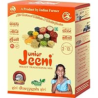 JUNIOR JEENI MILLET TRADITIONAL MIX and multi grains | Junior All Natural Multigrain | Organic and Natural Product (500g) (Pack of 1)