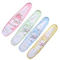 Holibanna 4pcs Cotton Baby Belly Button Band Cartoon Infant Belt Belly Protection Wraps Toddler Baby Navel Band Newborn Umbilical Cord Hernia Nursing Belt