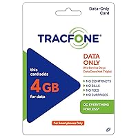 Tracfone Data 4GB Pin Add-On (Data Only For Android Smartphones)