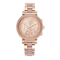 Michael Kors Sofie Women's Watch, Stainless Steel Watch for Women with Steel or Leather Band