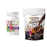 30-Day Bariatric Vitamin Bundle (Multivitamin ONE 1 per Day! Chewable with 45mg Iron - Mixed Berry and Calcium Citrate Soft Chews 500mg with Probiotics - Belgian Chocolate Caramel)