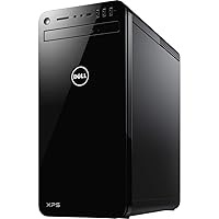 Dell SBR18 XPS 8930 Desktop Computer with Intel Core i7-8700 3.2 GHz, 16GB DDR4 SDRAM, 2TB HDD, Tower, Black, Black