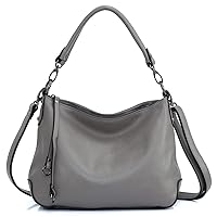 zency Genuine Leather Bags For Women Simple Classic Casual Handbag Female Hobos Vintage Commute Shoulder Tote Crossbody Bag