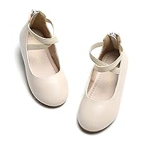 Kiderence Little Toddler Girls Dress Shoes Ballerina Ballet Flats Kids Mary Janes