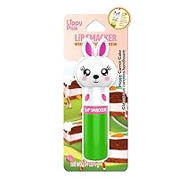 Lip Smacker Lippy Pals Bunny Rabbit, Flavored Moisturizing & Smoothing Soft Shine Lip Balm, Hydrating & Protecting Fun Tasty Flavors, Cruelty-Free & Vegan - Hoppy Carrot Cake