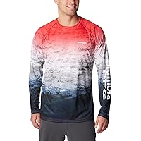 Columbia Men's Terminal Tackle Long Sleeve Shirt, Wicking Material