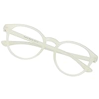 VisionGlobal Blue Light Blocking Glasses for Women/Men, Anti Eyestrain, Stylish Oval Frame, Anti Glare