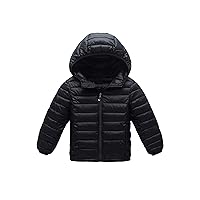 BOFETA Kids Winter Hooded Lightweight Puffer Jackets Outwear Warm Packable Jackets