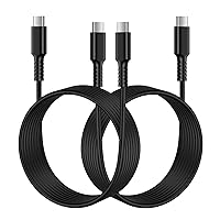 Samsung A15 5G Charger Cable Fast Charging for Galaxy A55 S24 S23 A14 A13 A53 S22 S21 S20 Ultra FE A24 A32 A54 A12 Z Fold Flip 5, 25W 6ft 2Pack USB C to USB C Cord for iPhone 15 Pixel 8 7 6 Pro 7A 6A