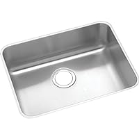 Elkay Lustertone Classic ELUHAD211555 Single Bowl Undermount Stainless Steel ADA Sink 23.5 x 15.75 x 5.375 inches