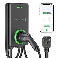 Home Level 2 EV Charger up to 40Amp, 240V, Indoor/Outdoor Fast Electric Vehicle Charging Station with Flexible 25-Foot Cable, NEMA 14-50 Plug, Dark Gray