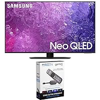 Samsung QN43QN90CA 43 Inch Neo QLED 4K Smart TV Cord Cutting Bundle with DIRECTV Stream Device Quad-Core 4K Android TV Wireless Streaming Media Player (2023 Model)