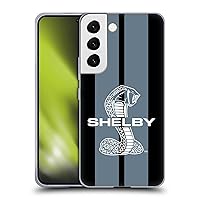 Head Case Designs Officially Licensed Shelby Gray Car Graphics Soft Gel Case Compatible with Samsung Galaxy S22 5G