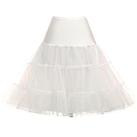 GRACE KARIN Women's 50s Petticoat Skirts Tutu Crinoline Slips Underskirts CL008922