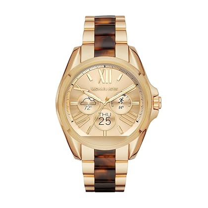 Michael Kors Access, Women’s Smartwatch, Bradshaw Gold-Tone and Tortoise, MKT5003