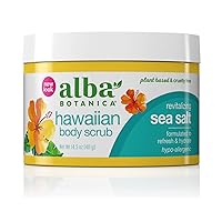 Alba Botanica Hawaiian Body Scrub, Revitalizing Sea Salt, 14.5 Oz