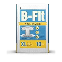 B-Fit Economy Adult Diapers | Incontinence Protective Diaper | Maximum Absorbency | 1 Pack Contains 10 Units | Size: Extra Large… (8)
