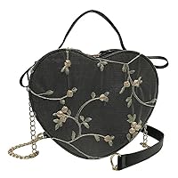 Chic Sweetheart Lace Floral Crossbody Bag
