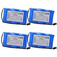 (4 Pack) 10.8V 1700mAh 3HAC16831-1 Lithium Battery for ABB Robot Arm Controller SMB CPU Server Backup Charging Battery