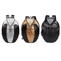 Fashion Punk Rivets Waterproof 3D Serpent Couple Backpack Cartoon Student Bags Travelling Knapsack For Teenager