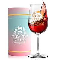 30th Birthday Gifts for Her, Fabulous 1994 Vintage Wine Glass 30th Birthday Decorations for her, Funny 30 Year Old Birthday Gifts Idea For Women, Friends, Daughter, Sister - Turning 30