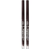 Makeup Infallible Never Fail Original Mechanical Pencil Eyeliner with Built in Sharpener, Black Brown, 0.008 oz., 2 Count